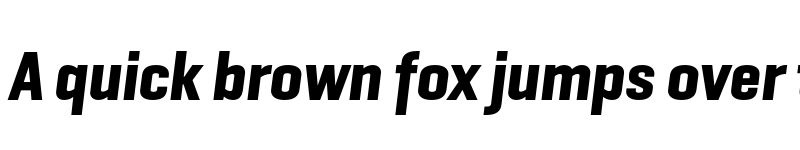 Preview of GeogrotSharp TRIAL Cond Bold Italic font