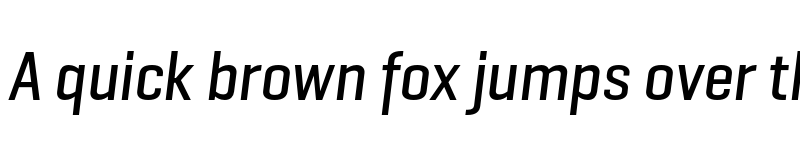 Preview of GeogrotSharp TRIAL Cond Medium Italic font