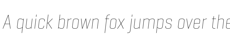 Preview of GeogrotSharp TRIAL Cond Thin Italic font