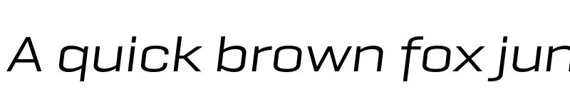 Preview of GeogrotSharp TRIAL Ext Regular Italic font