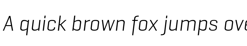Preview of GeogrotSharp TRIAL Light Italic font