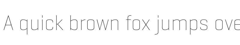 Preview of GeogrotSharp TRIAL Thin font