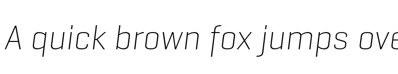 Preview of GeogrotSharp TRIAL UltraLight Italic font