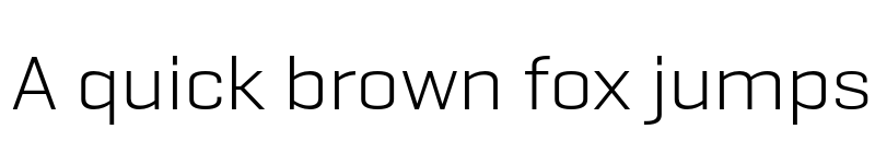 Preview of GeogrotSharp TRIAL Wide Light font