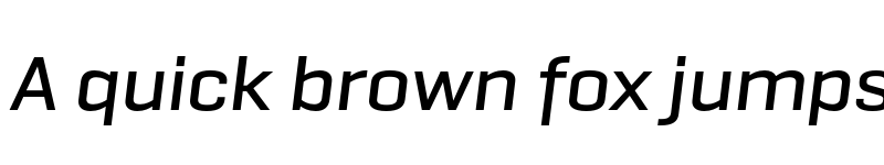 Preview of GeogrotSharp TRIAL Wide Medium Italic font