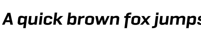 Preview of GeogrotSharp TRIAL Wide SemiBold Italic font