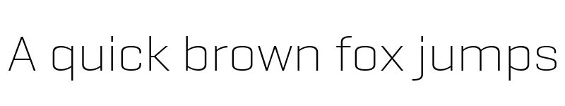 Preview of GeogrotSharp TRIAL Wide UltraLight font