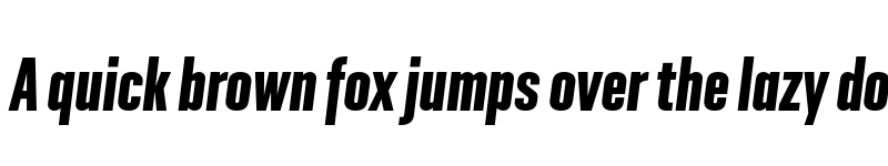 Preview of GeogrotSharp TRIAL XComp Bold Italic font