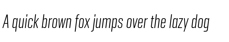 Preview of GeogrotSharp TRIAL XComp Light Italic font