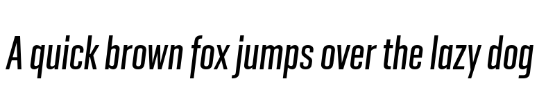 Preview of GeogrotSharp TRIAL XComp Medium Italic font