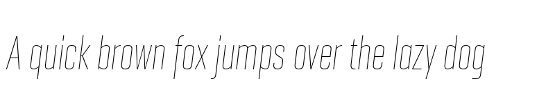 Preview of GeogrotSharp TRIAL XComp Thin Italic font