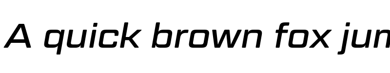 Preview of Geom Graphic Regular Italic font