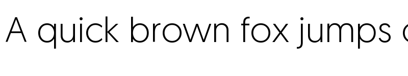 Preview of Geomanist Light font