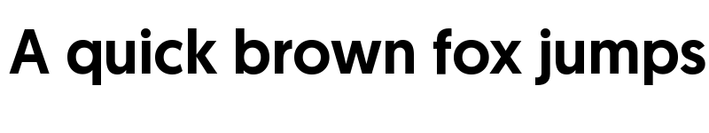 Preview of Geomanist Medium font