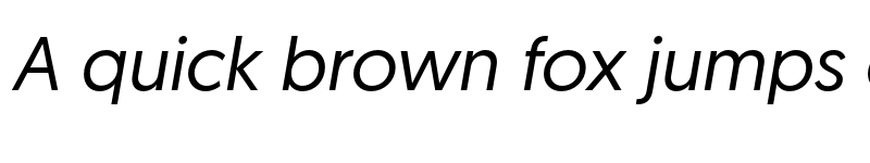 Preview of Geomanist Regular Italic font