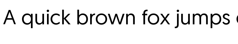 Preview of Geomanist Regular font