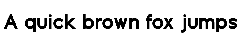 Preview of Geomatrix Black font