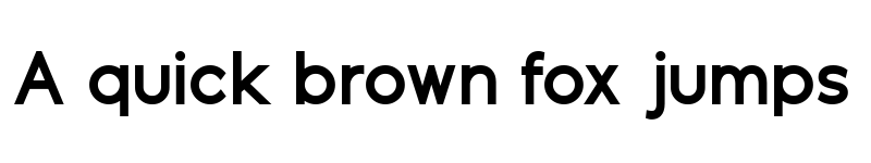 Preview of Geomatrix Bold font