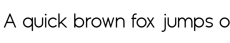 Preview of Geomatrix Light font