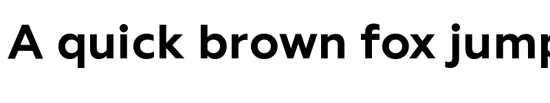 Preview of Geometria Bold font