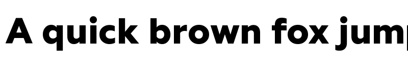 Preview of Geometria ExtraBold font