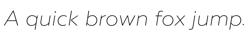 Preview of Geometria ExtraLight Italic font