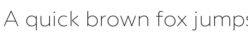 Preview of Geometria ExtraLight font