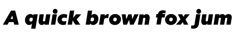 Preview of Geometria Heavy Italic font