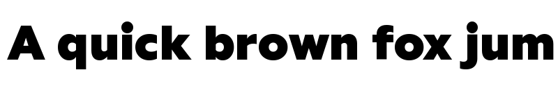 Preview of Geometria Heavy font