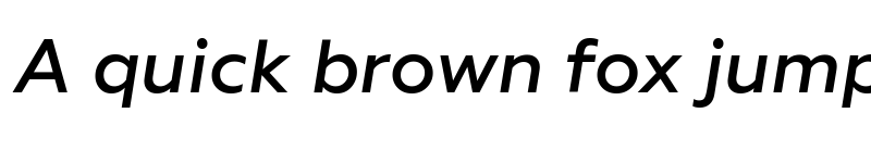 Preview of Geometria Medium Italic font