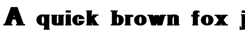 Preview of GeometricSerif Regular font