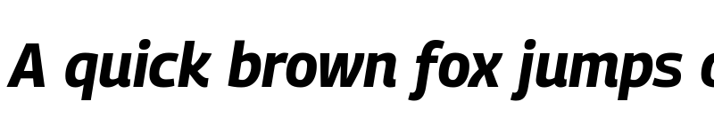 Preview of Georama Bold Italic font