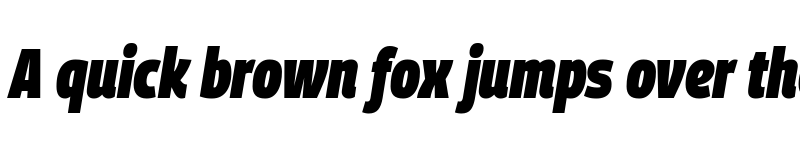 Preview of Georama Condensed Black Italic font