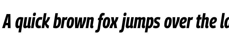 Preview of Georama Condensed Bold Italic font