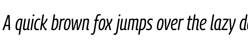 Preview of Georama Condensed Italic font
