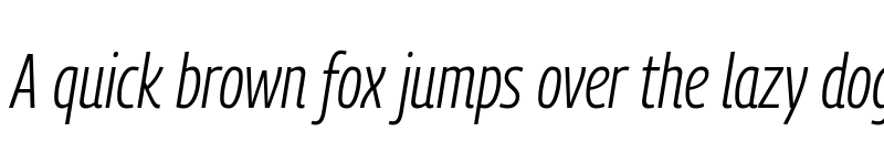 Preview of Georama Condensed Light Italic font