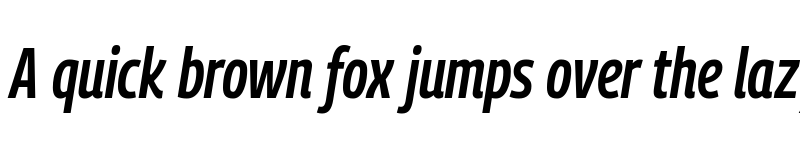 Preview of Georama Condensed SemiBold Italic font