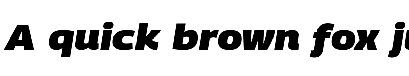 Preview of Georama Expanded Black Italic font