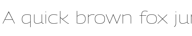 Preview of Georama Expanded Thin font