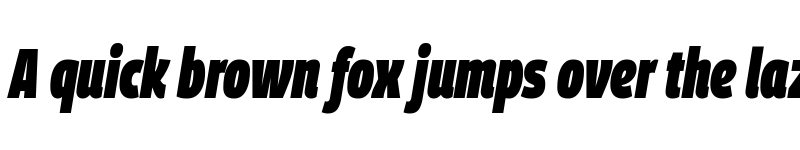 Preview of Georama Extra Condensed Black Italic font