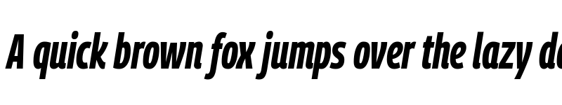 Preview of Georama Extra Condensed Bold Italic font