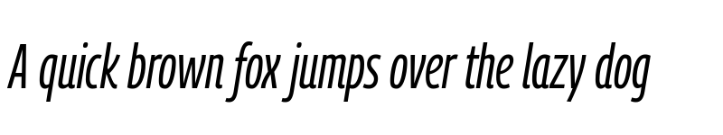 Preview of Georama Extra Condensed Italic font