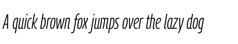 Preview of Georama Extra Condensed Light Italic font