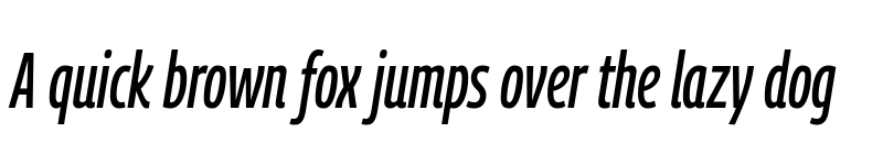 Preview of Georama Extra Condensed Medium Italic font