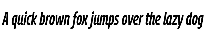 Preview of Georama Extra Condensed SemiBold Italic font