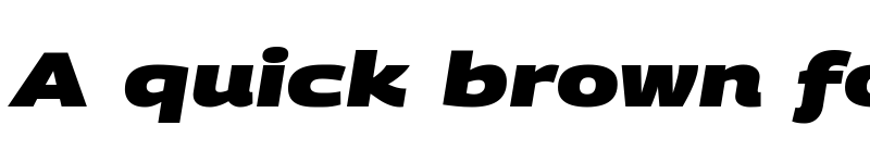Preview of Georama Extra Expanded Black Italic font