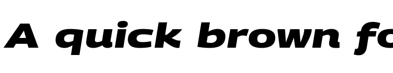 Preview of Georama Extra Expanded ExtraBold Italic font