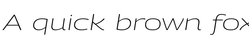 Preview of Georama Extra Expanded ExtraLight Italic font