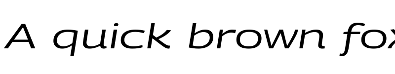 Preview of Georama Extra Expanded Italic font