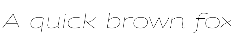 Preview of Georama Extra Expanded Thin Italic font